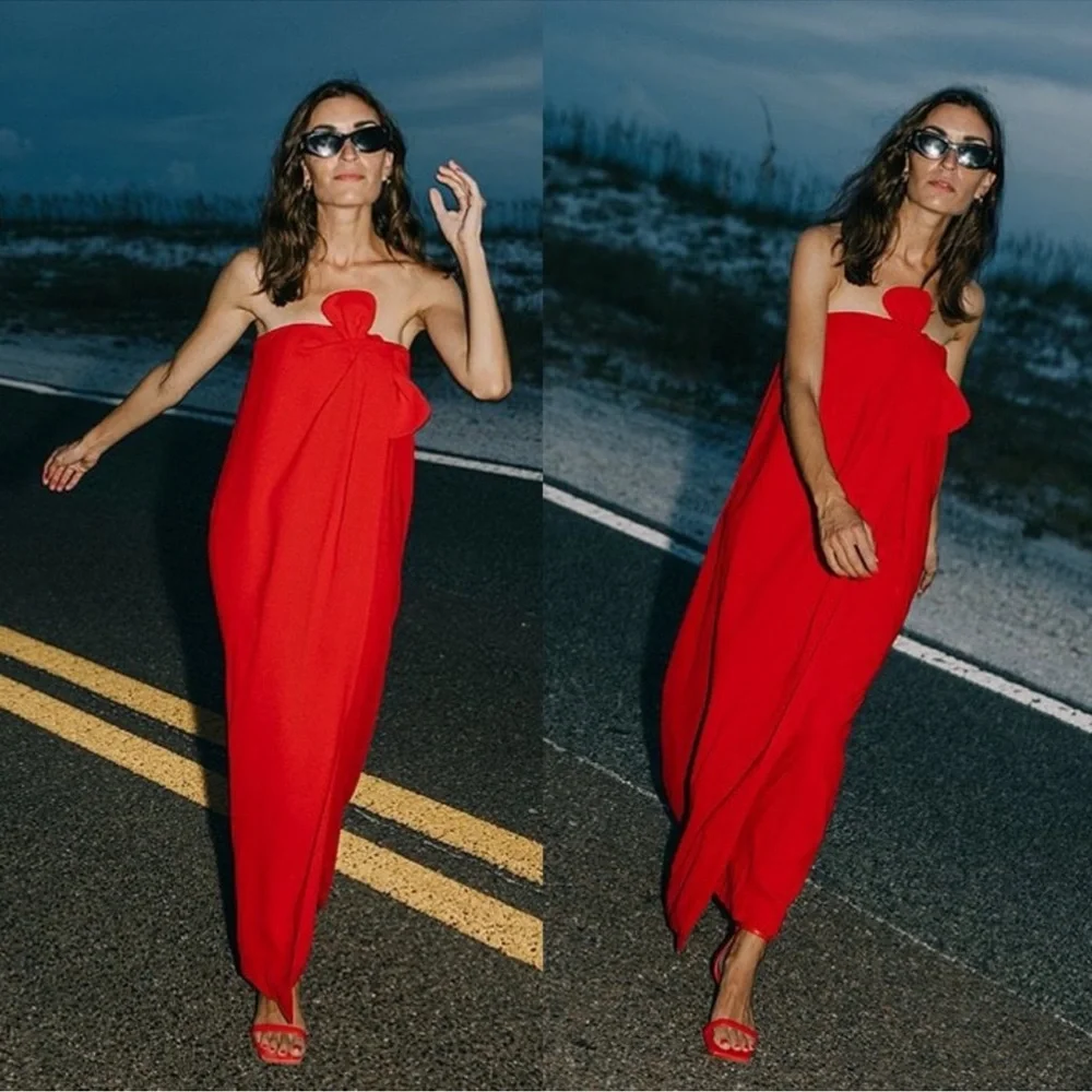 NWT Antonio Melani Elizabeth Damrich Radziwill Full Length Strapless Midi Dress - Picture 2 of 11